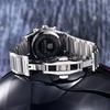 Benyar Multifunctional Men's Quartz Watch Stainless Steel Strap Alloy Case Chronometer 30M Waterproof Luminous Wristwatch