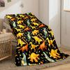 Cartoon Dinosaur Pattern Blanket bedroom Blanket for Livingroom Couch lunch break Soft throw for Friend's festival Gift