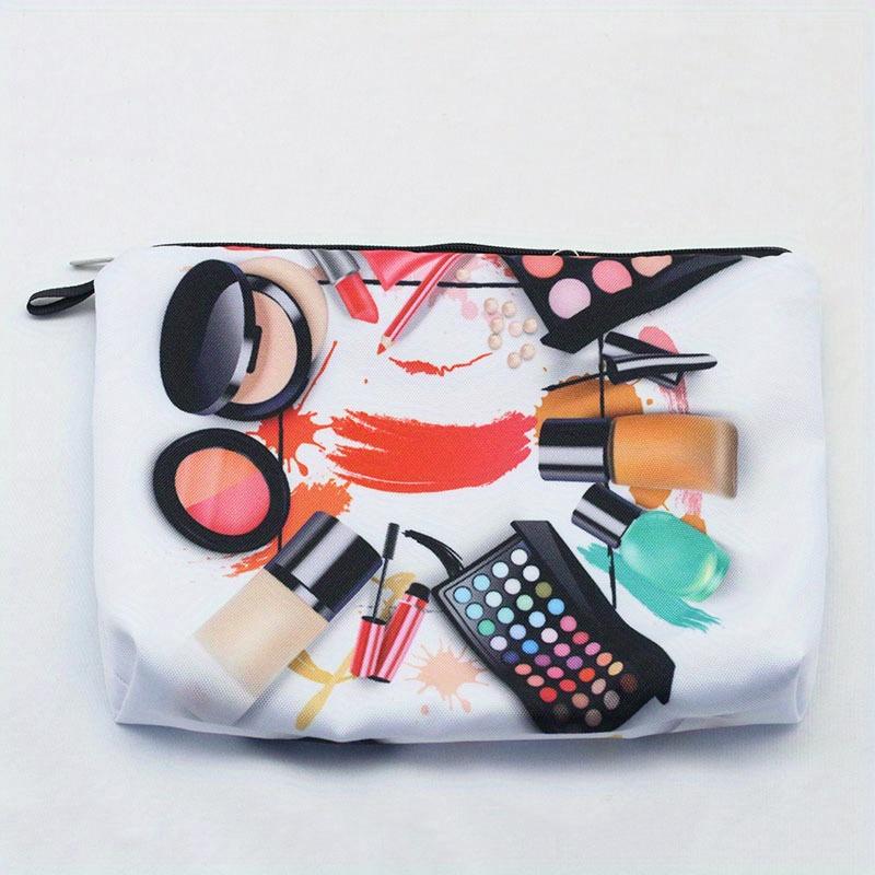1pc Women Girls Beautiful Cosmetics Bag Makeup Bag Pouch Travel Portable Cosmetics Storage Bag Birthday Gift