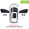 For Tesla Model Y 2025 Sun Roof Shade Model 3 Highland 2024 Glass Roof Sunshade Front Rear Window Windshield Privacy Cover Kids