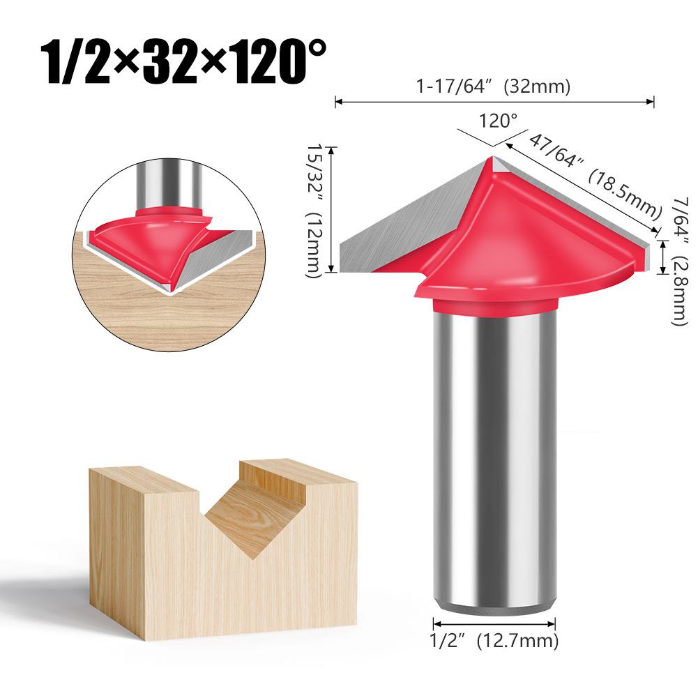 90 Degree 120 Degree V Knife 3d Woodworking Knife Tool Alloy Chamfering Knife Chamfering Knife 90 Degree Engraving Machine Tool Milling Cutter