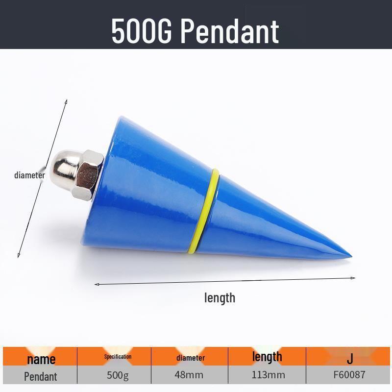 Auto-Retracting Magnetic Plumb Bob with V-Shaped Gyro for Precision Measuring