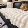 1PC Thicken Plush Sofa Cover Non-slip Winter Warm Sofa Towel Super Soft L Shape Corner Couch Cushion Slipcover for Living Room