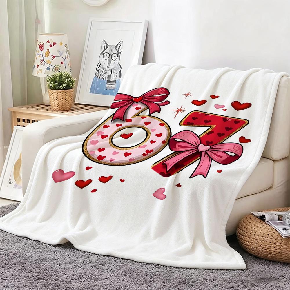 Artwork S-SIX SEVEN67 Throw Soft Warm Throw Blanket for Bedroom Living Room Bed Travel Camping Picnic Gift