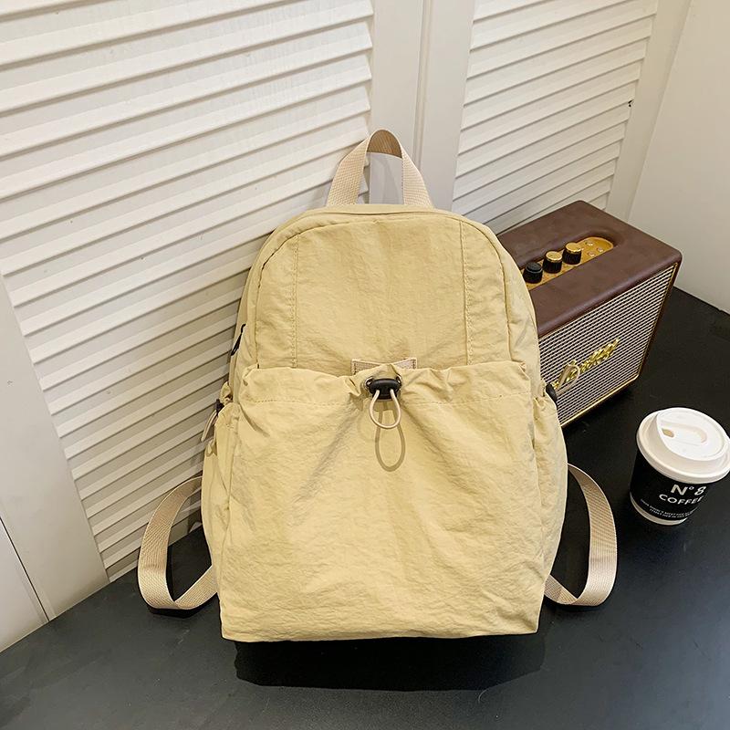 Outdoor new backpack trendy Korean version niche folds casual foreign style waterproof large capacity college student lightweight backpack