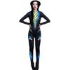 Unisex 3D Digital Snake Python Animal Printing Carnival Jumpsuit Halloween Party Role Play Outfit Women Men Cosplay Costume