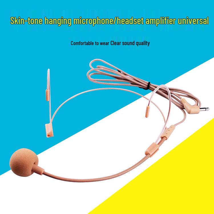 Bee-shaped Wired Headset with Head-mounted Microphone for Teachers
