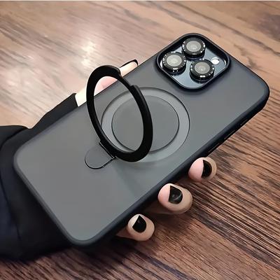 Funda de Teléfono de Lujo con Soporte Magnético, Armadura a Prueba de Golpes, Carga Inalámbrica para iPhone 17 16 15 14 13 12 11 Pro Max 17 Air Cases Cover
