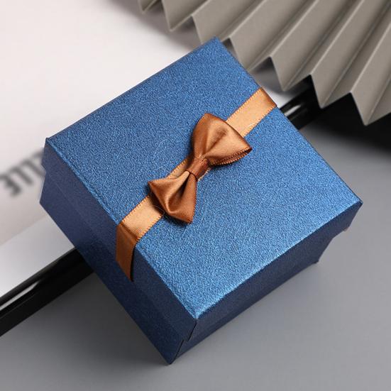 Caixa de Presente com Laço de Fita Yousheng com Almofada Dia dos Namorados Madrinha Casamento Aniversário Caixa de Embalagem com Tampa Caixa de Embalagem Portátil para Joias