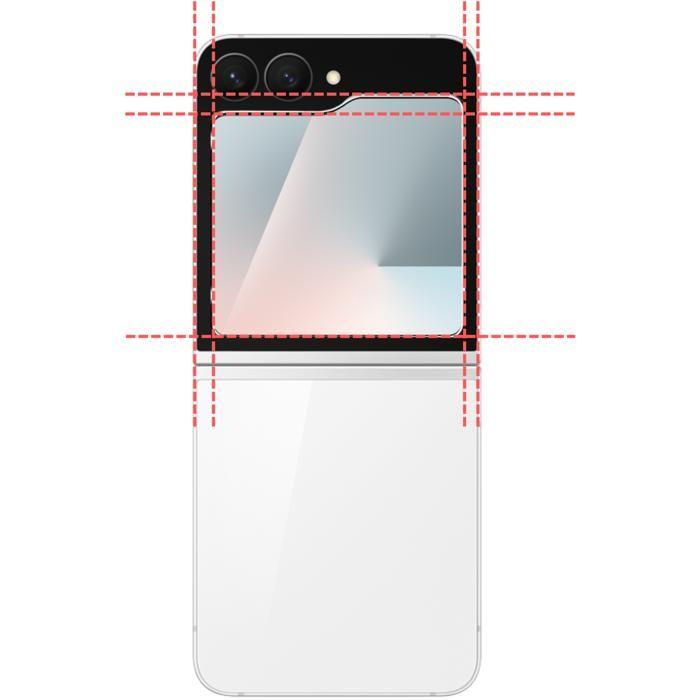 Verre Trempé - PHONILLICO - Samsung Galaxy Z FLIP 7 FE - Pack 2 - Résistant aux rayures - Protection écran