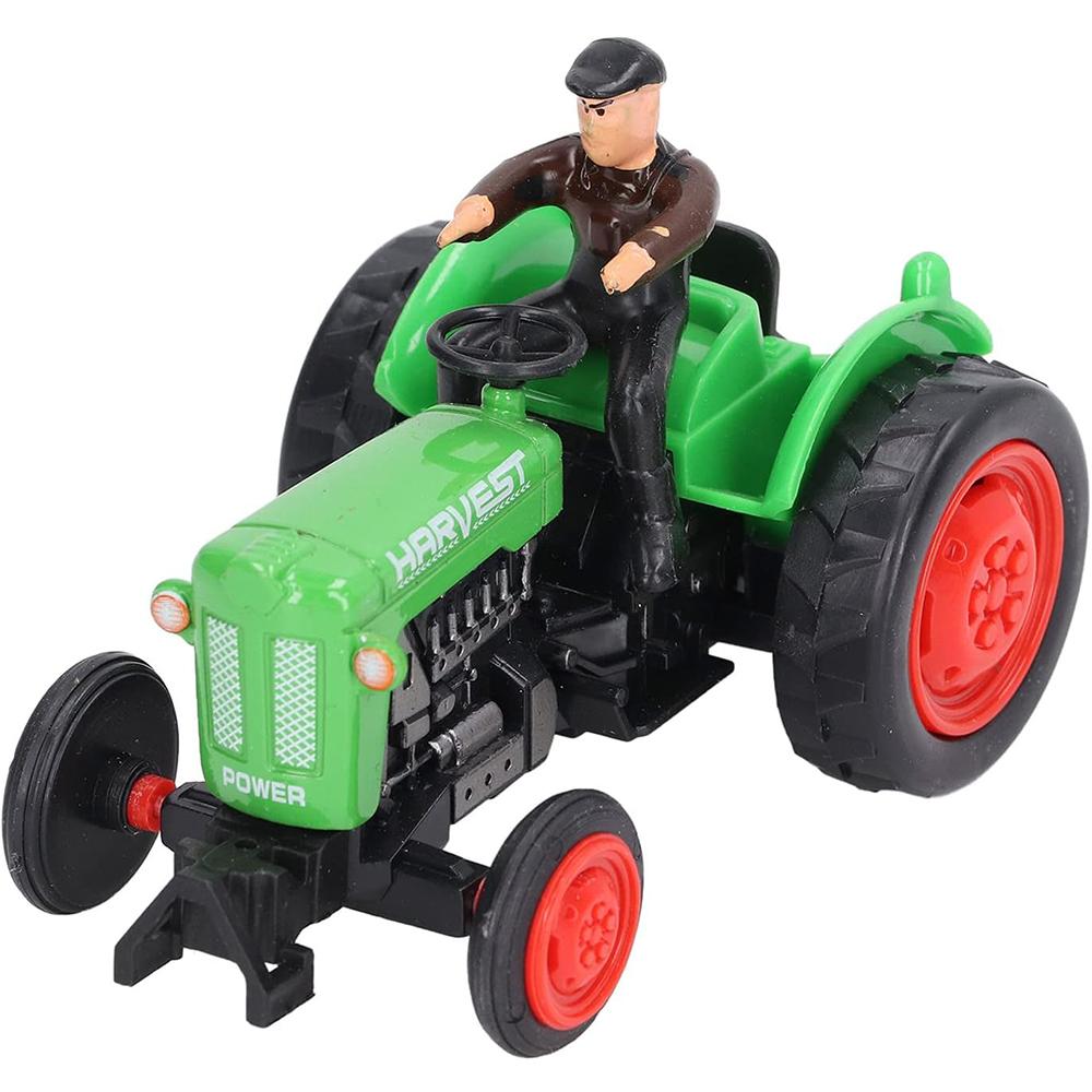 1/48 çiftlik traktörü oyuncak, alaşım + plastik çocuklar çiftlik traktörü oyuncaklar teknoloji çiftçi araba oyuncak çocuklar için hediyeler el yapımı oyuncaklar
