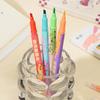 6pcs/set Pastel Highlighter Pen Set Cute Aesthetic Colored Markers for Kids School Office Supplies