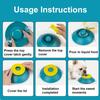 Dog Licking Bowl with Rolling Ball, No-Spill Slow Feeder for Liquid Treats, Anti-slip Suction Cup Bone Broth Yogurt Lick Toy for Dogs Cats
