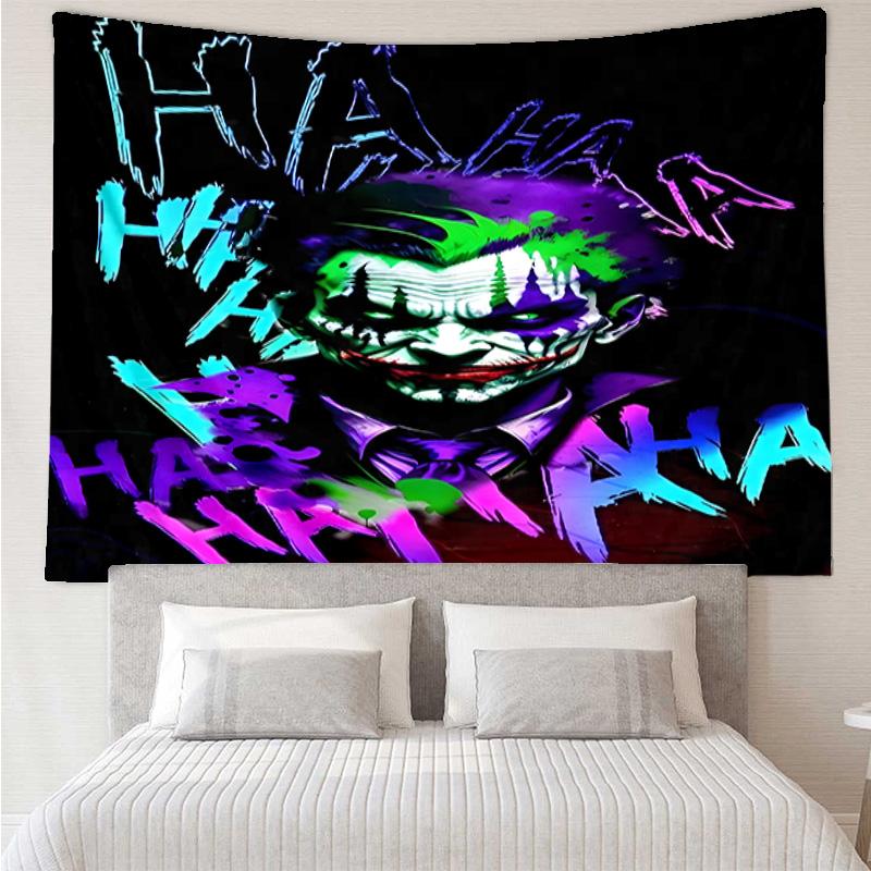 Jo-ker's Dark Saga Quick-Dry Tapestry Hanging for Bedroom,Livingroom, Playroom,Decor Art Room Wall Tapestry Holiday and Birthday Gifts