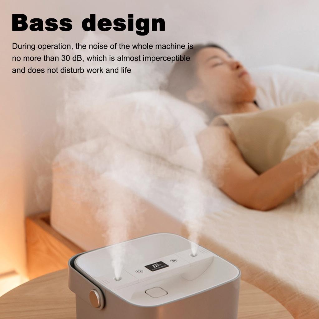 2.5L Double Nozzle Air Humidifier Rechargeable Portable Mist Maker Fogger 3.7V With LCD Display Essential Oil Aroma Diffuser Ultrasonic Humidifiers