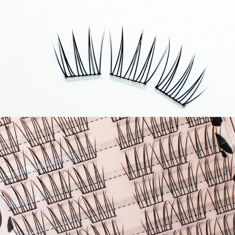 Nichtklebende falsche Wimpern Selbstklebende Segmentierte Wimpernverlängerung DIY Anime Augenvergrößerungswerkzeug