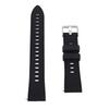 Watch Band Silicone Engraved Breathable Quick Release Comfortable Watch Strap Replacement for GT4 Black