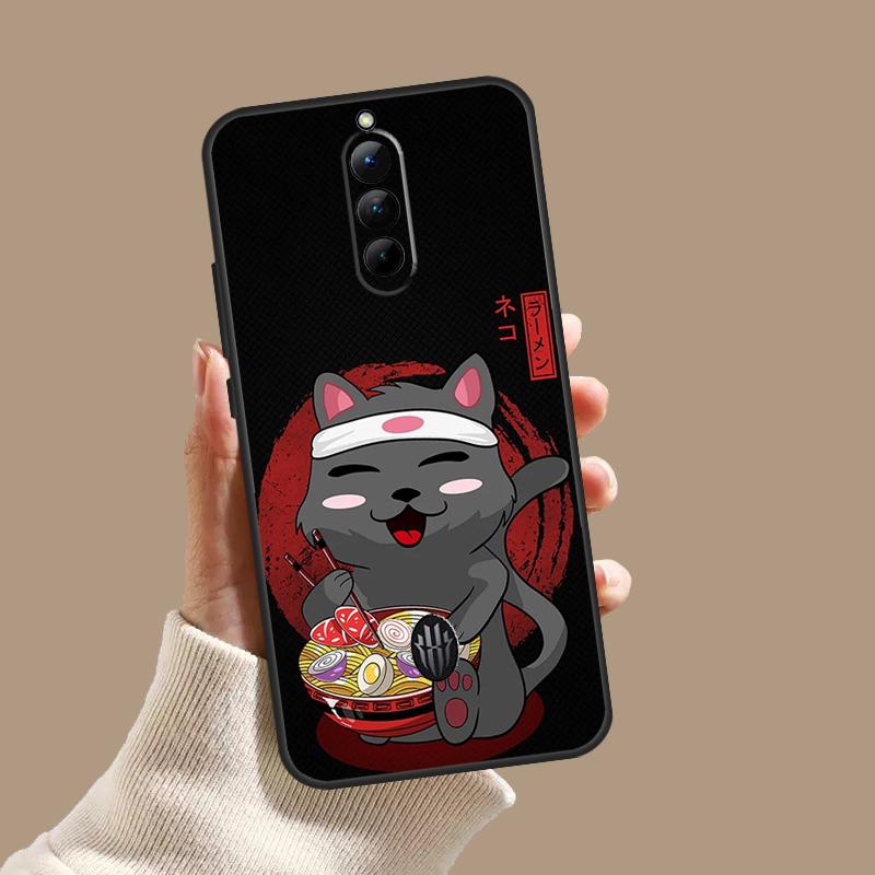 Ramen Cat Japanese Art Case For ZTE Nubia Red Magic 10S 9S 8S 8 9 10 11 Pro Plus 6 7 6S 7S Pro 5G 6R 10 Air Cover