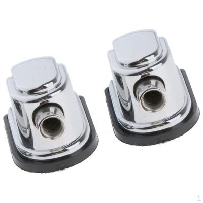 Set of 2 Silver DIY Drum Snare Lugs for Beginning Artists