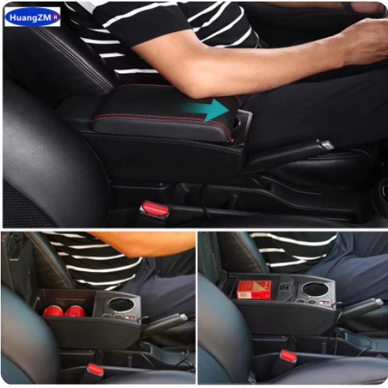 Pudełko na podłokietnik samochodowy do Ford Focus 3 Mk3 2011 2012 2013 2014 2015 2016 2017 2018 2019 2020 Podłokietnik Pudełko do przechowywania na konsoli środkowej