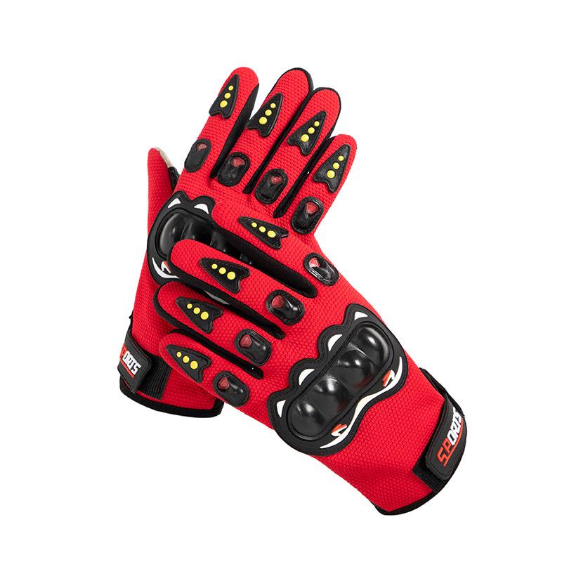 Unisex Full Finger Touch Screen Non-Slip Hard Shell Outdoor Cycling and Motorcycle Gloves