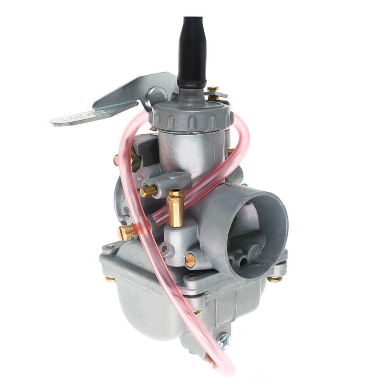 For 100cc 110cc 125cc 130cc ATV Dirt Bike 20mm Carburetor - Aftermarket Replacement Part Fits Mikuni VM20 Round Slide