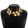 Ingemark Exaggerated Leaf Pendant Choker Necklace for Women Vintage Adjustable Box Chain Collares Grunge Jewelry Steampunk Men