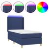 VidaXL Sommier à Lattes de Lit avec Matelas et LED, Lit Rembourré, Lit Simple, Lit Adulte de Chambre à Coucher Intérieur, 3138699