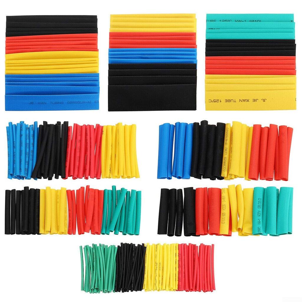 Insulated Heat Tube Shrinking Tube -55°C ~ 125°C 1 Set