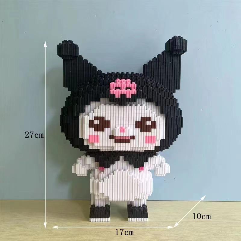 Girls' Compatible Lego: Violent Bear Building Block Series - Educational Micro-Block Interlocking Toys & Gifts