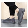 Men's New Fashionable Casual Shoes, Fly Woven Mesh Panel Shoes, One Foot Soft Soled Flat Shoes