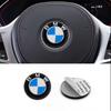For X1  45mm 47mm Car Steering Wheel Decoration Badge Sticker Logo Accessories For BMW E46 E90 E60 F30 F10 E39 E36 E87 F20 E90 E70