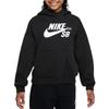 Nike Hoodie With Letter Logo Kids Hoodies Black FD3154-011
