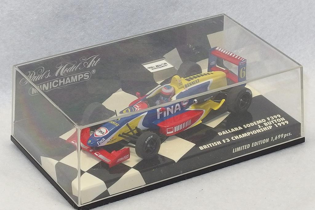 MINICHAMPS F3 Dallara Sodemo F399 British F3 Championship 1999 Dallara Sodemo Jenson Button 400990306 PMA 4012138053212 formula 1/43 #6 J.Button