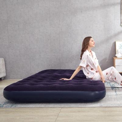 Inflatable Air Mattress - Portable, Thick, Folding Bed for Single or Double Use, Ideal for Home, Outdoor, and Camping.