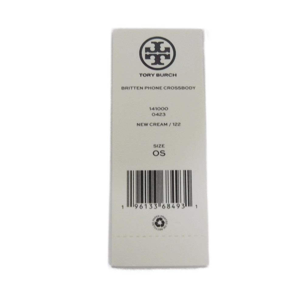 Used 10833 Britten Phone Crossbody 141000 122 7921 Ivory Pochette with Double T Logo in New Cream, Unisex from Japan