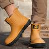 Water Shoes Couple Rain Shoes Women's Short Men's Rain Boots Outdoor High-end Waterproof Rubber Shoes Wear-resistant