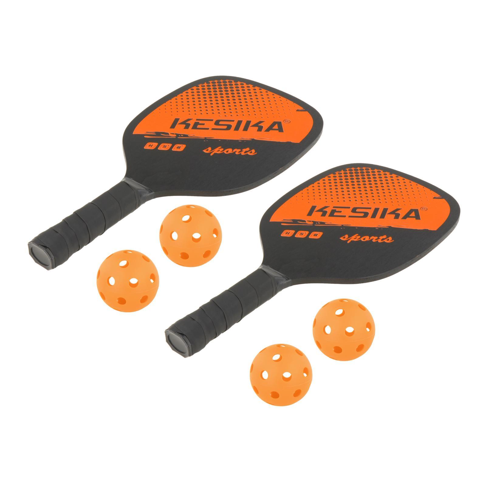 

Professional Pickleball Paddles Set of 2 Comfort Grip Rackets оранжевый