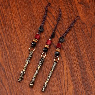 Black Myth Wukong Ruyi Staff Brass Keychain & Bag Pendant