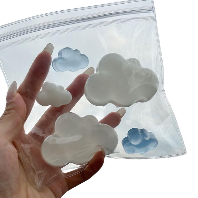 Cute Squishy Clouds Fidget Toys Bright and Soft Squeeze Toy Anti Stress Release Hand Relax Toy Christmas Gifts Anti-anxiety Toys