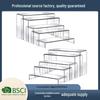 Clear Acrylic U-Shaped Display & Storage Stand for Cosmetics & Toys