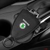 1Pcs Car Key Protection Shell Bag Car Key Case Cover Car Keychain For Skoda Octavia MK2 MK3 2 3 A7 Fabia Karoq Kodiaq Superb Rapid Kamiq