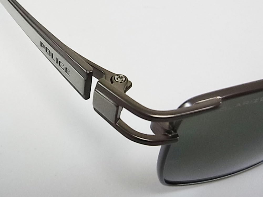 Police SPLQ02J 627P 59 Sunglasses POLICE JET Polarized Lenses Titanium Men's Women's