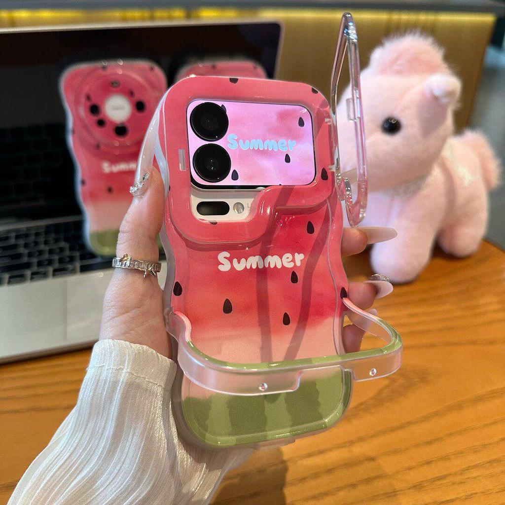 Watermelon iPhone 17 Pro Max Case: Sleek, Invisible Design for iPhone 14/13/12/11 with Stand Feature