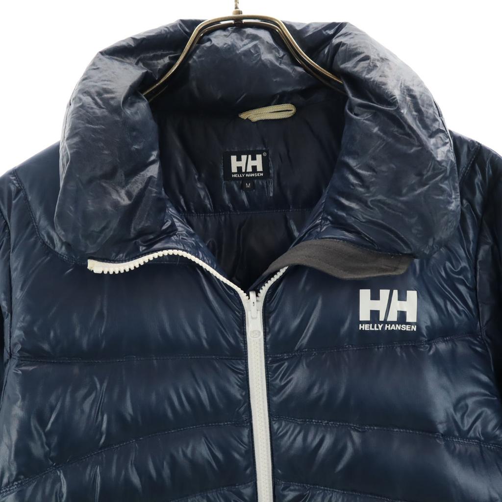 HELLY HANSEN Nylon Down jacket M Navy system Storage bag Men's Used