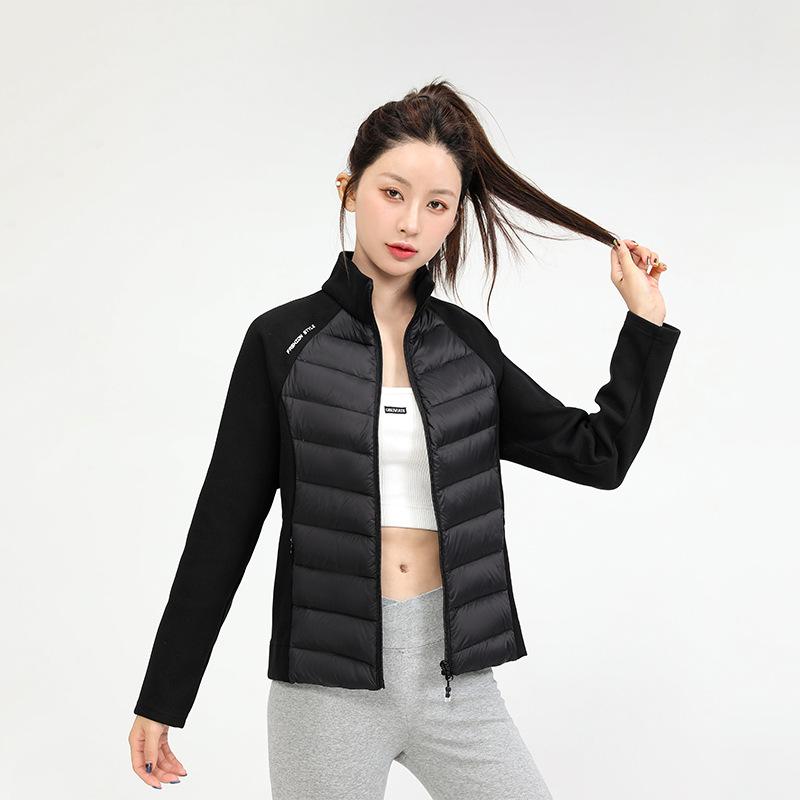 Sports light down jacket women's new popular skiing running mountaineering yoga fitness with slim-fit warm jacket