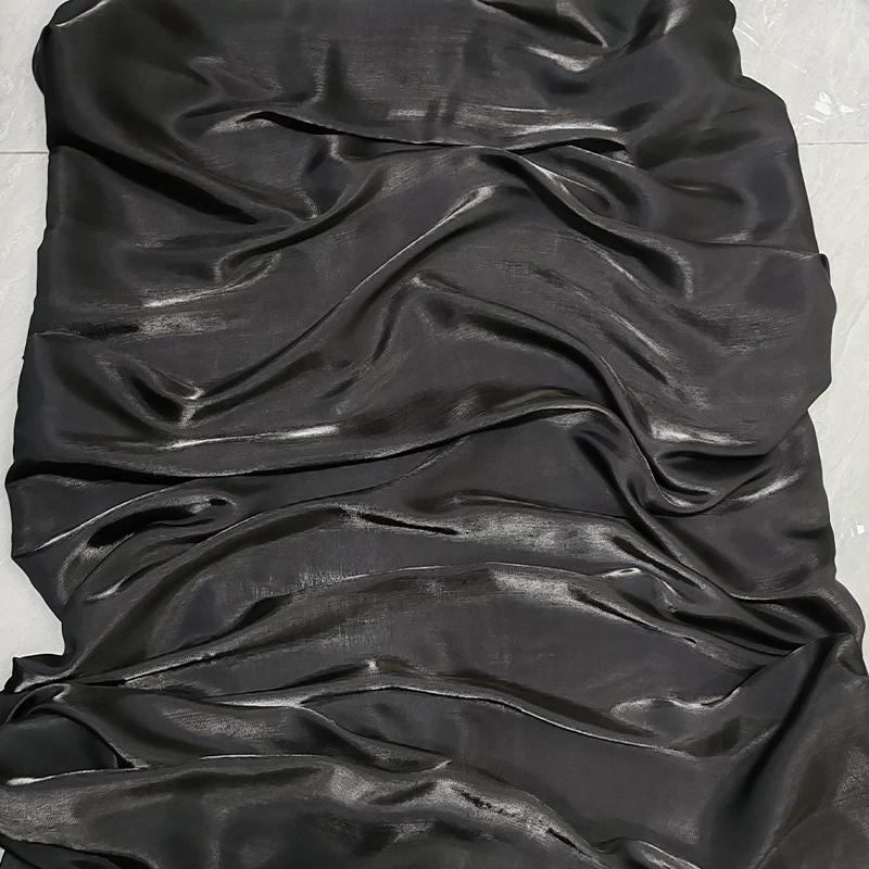 Wide 150cm 1Yard Mermaid Girl Gradient Color Fantasy Satin Fabric for Wedding Dress Hanfu Fashion Clothing Diy Sewing Cloth
