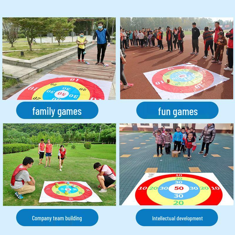 Sandbag Toss Target Board for Team Building and Outdoor Games | Children's Throwing Sandbag Toys
