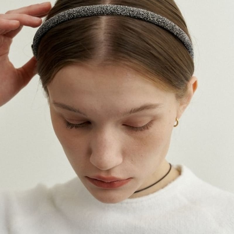 LOVE ME MONSTER Glitzer Schmales Stirnband_3 Farben