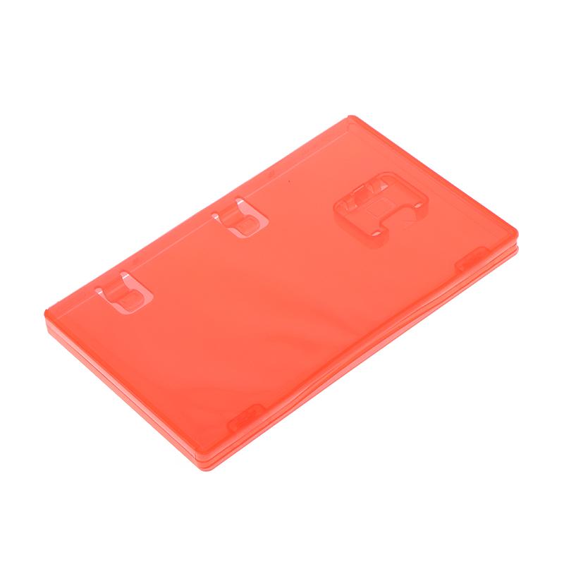 1/3/5Pcs For Switch 2 Game Card Case - Transparent Red Cartridge Holder For Switch 2 Games Storage